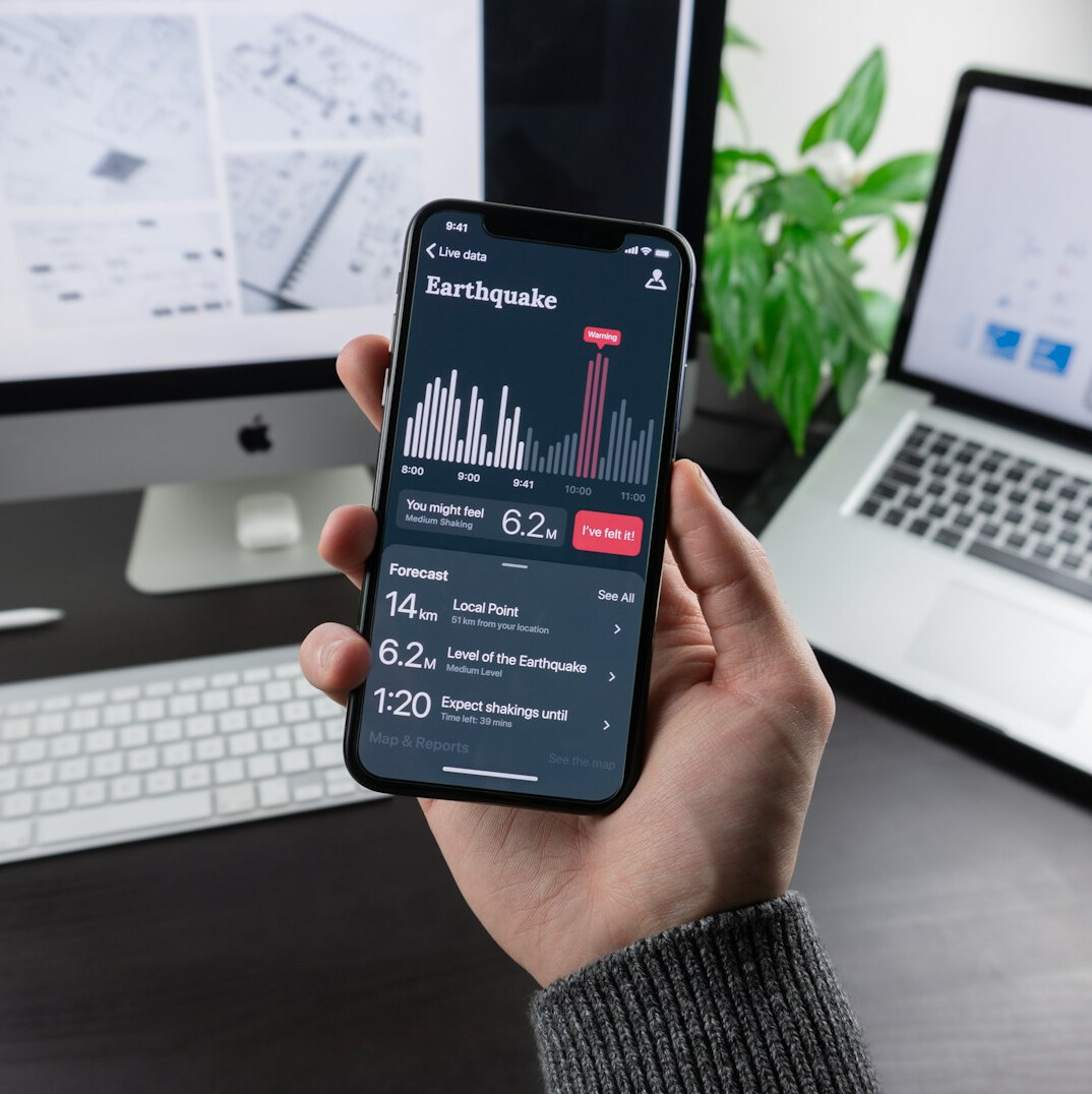 insurance app on smartphone