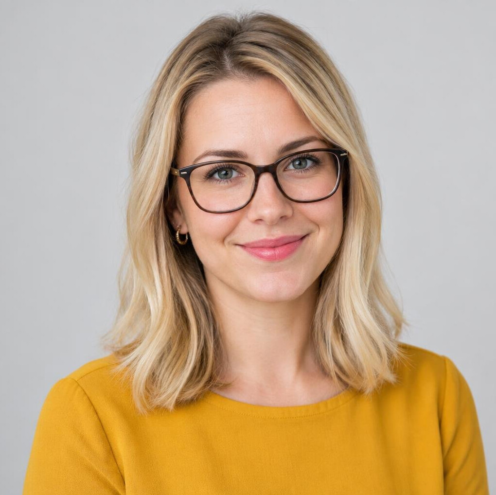 Studio portrait of a Croatian female quality assurance analyst