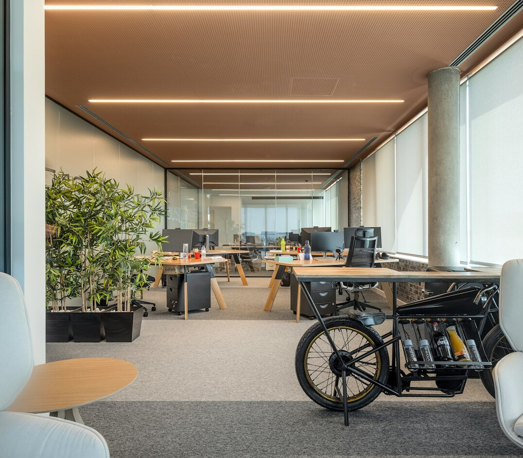 modern office workspace