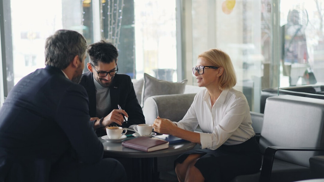 modern insurance meeting